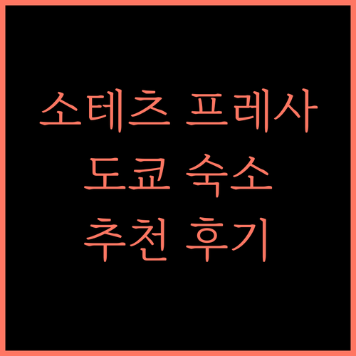 소테츠 프레사 인 도쿄-쿄바시 추천 