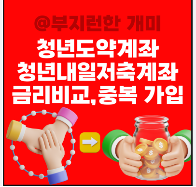 청년내일저축계좌와 청년도약계좌