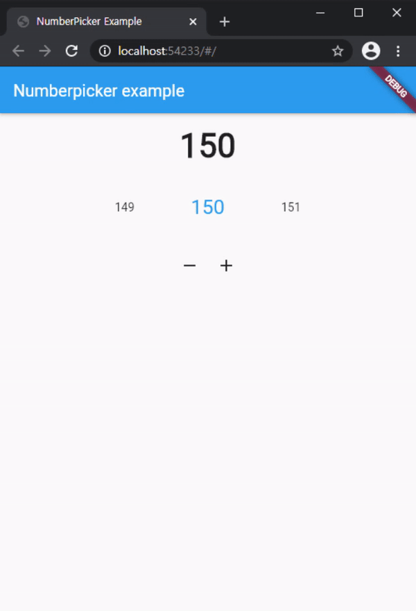  [Flutter] Horizontal Number Picker