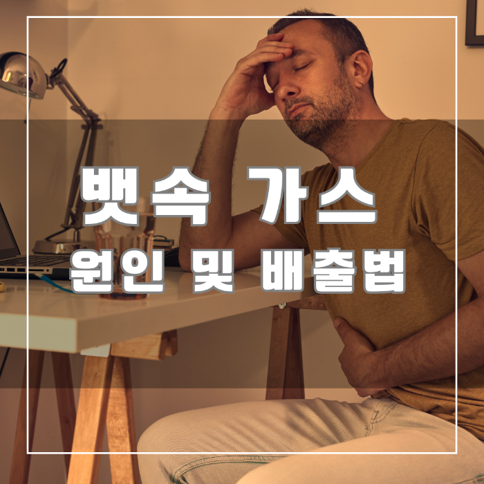 뱃속 가스 원인 및 배출방법