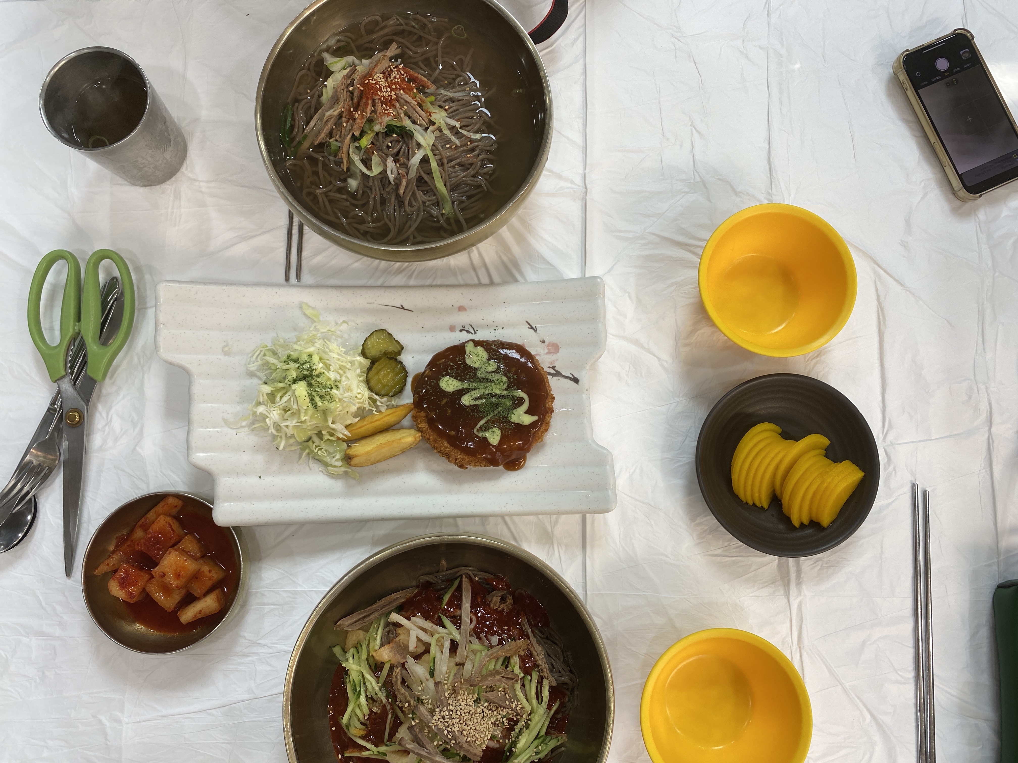  경남 의령 맛집 의령소바 본점 주차장 가격 온메밀소바 비빔메밀소바 미니돈까스
