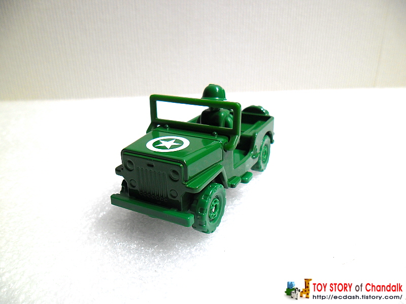 [디즈니 모터스 토미카] DISNEY MOTORS TOMICA TOY STORY / 토이스토리 토미카 05 그린 아미맨 & 밀리터리 트럭 / Green Army man & Military Truck