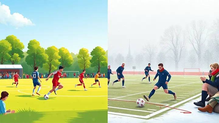 유럽 축구는 왜 겨울에 할까요