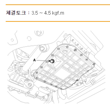 드레인볼트 체결토크