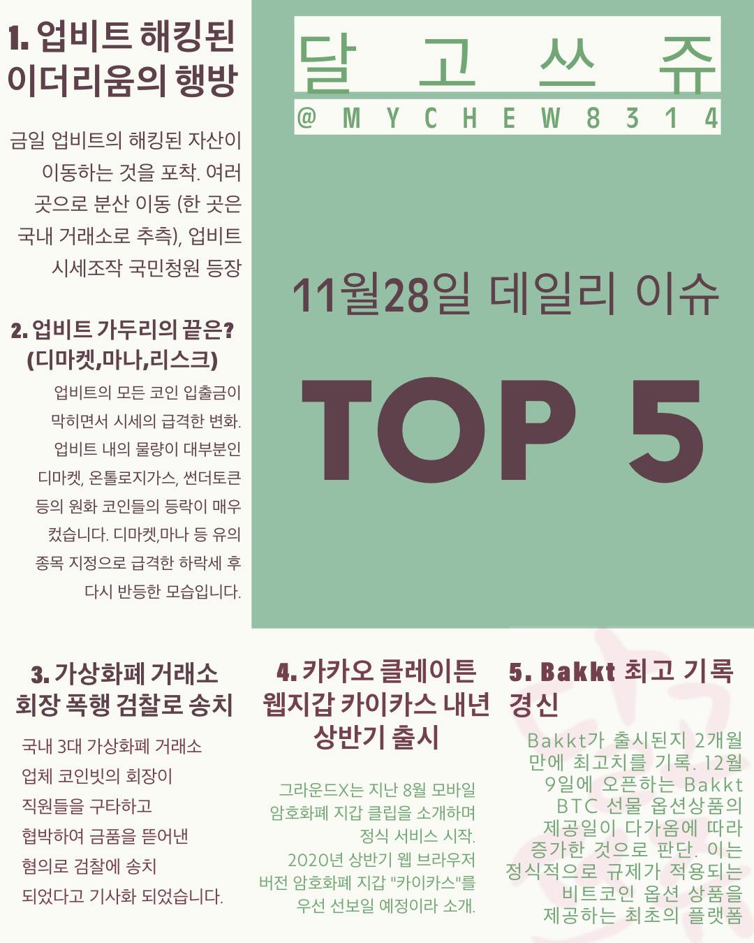  [데일리 이슈] 업비트, 이더리움의 행방은?