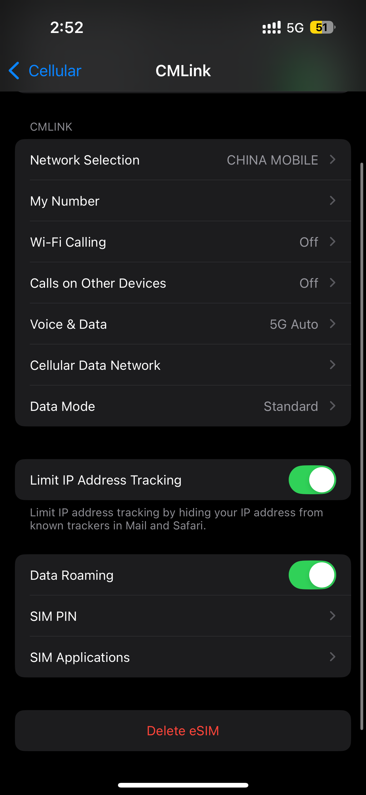 international eSIM