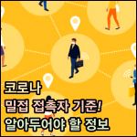 코로나 밀접 접촉자 기준 썸네일 이미지