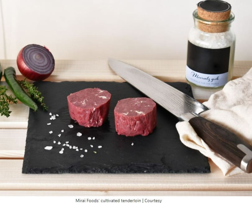 스위스 스타트업&#44; 세계 최초 세포로 만든 안심 스테이크 개발 성공 Swiss Start-Up Mirai Foods Debuts the World&#39;s First Cultivated Tenderloin Steak
