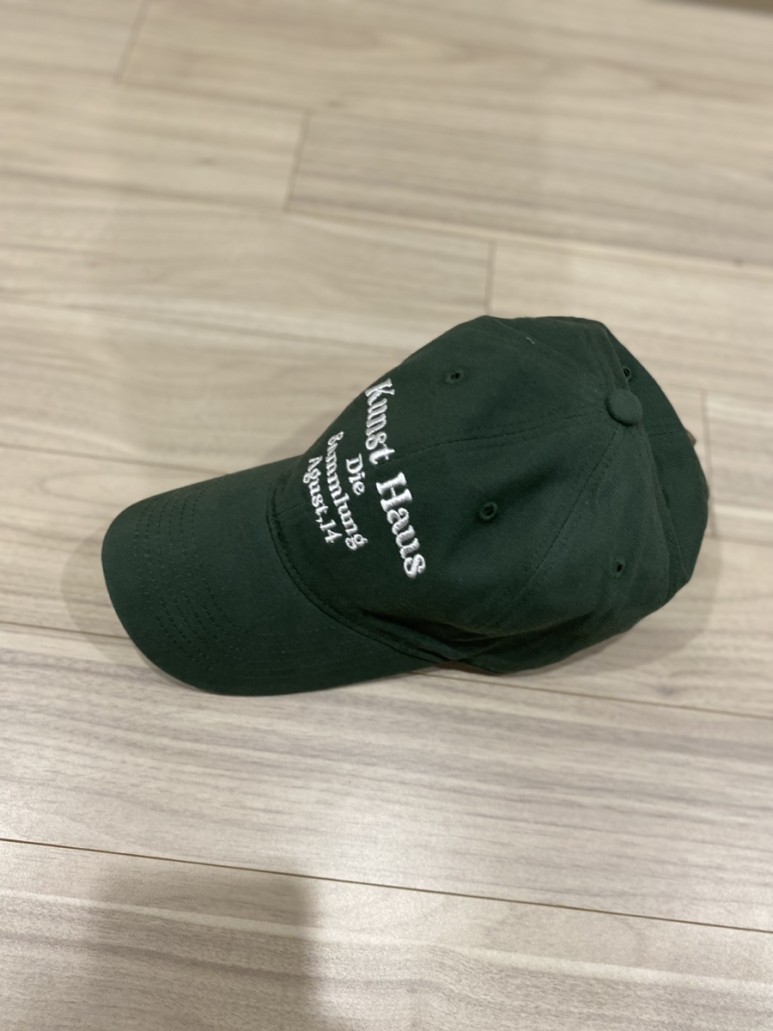 두마로(DUMARO) 쿤스트하우스 코튼 볼캡 / 그린 Pigment Washed Cotton Ball Cap / Green