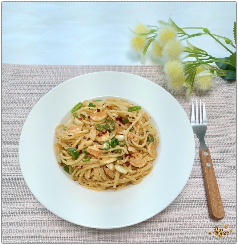 명란 파스타 명란파스타 만들기-명란오일파스타 20