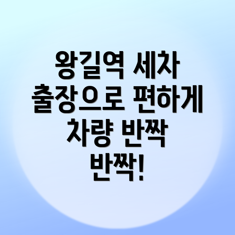 왕길역 출장세차