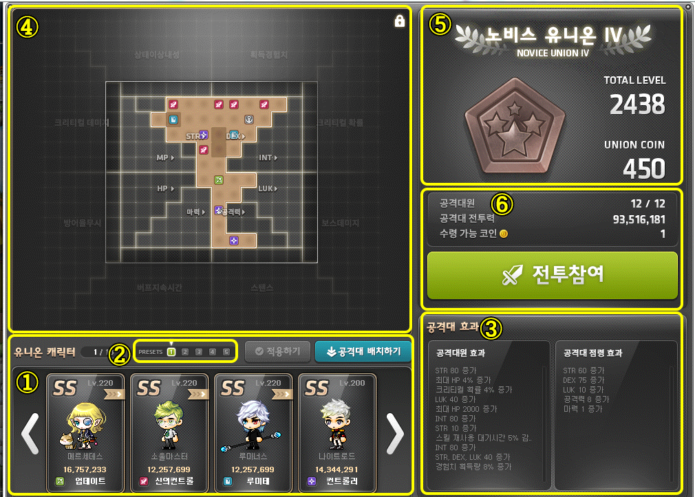  [메이플스토리] 메이플 유니온이란?