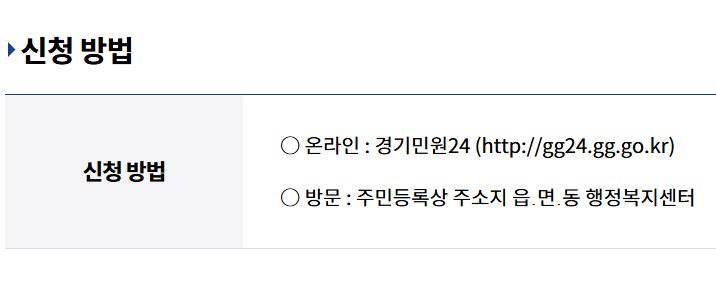 경기도 간병 SOS 프로젝트