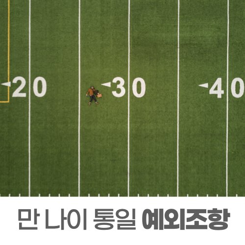 만 나이 통일 예외조항