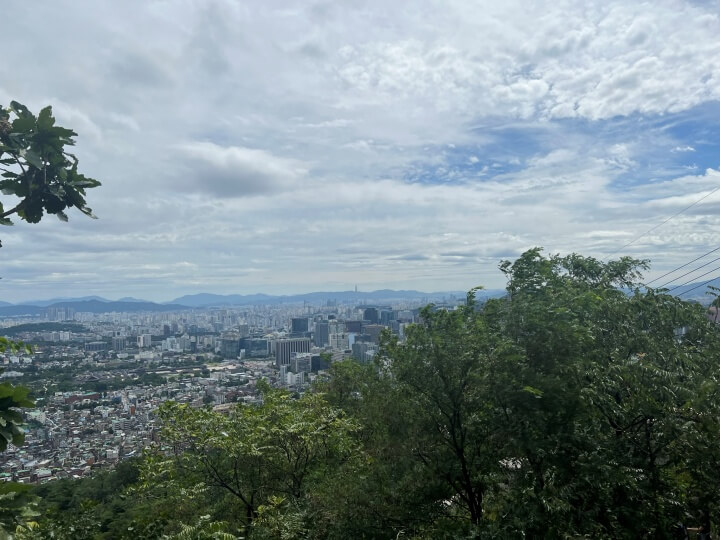인왕산에서-바라본-서울-전경