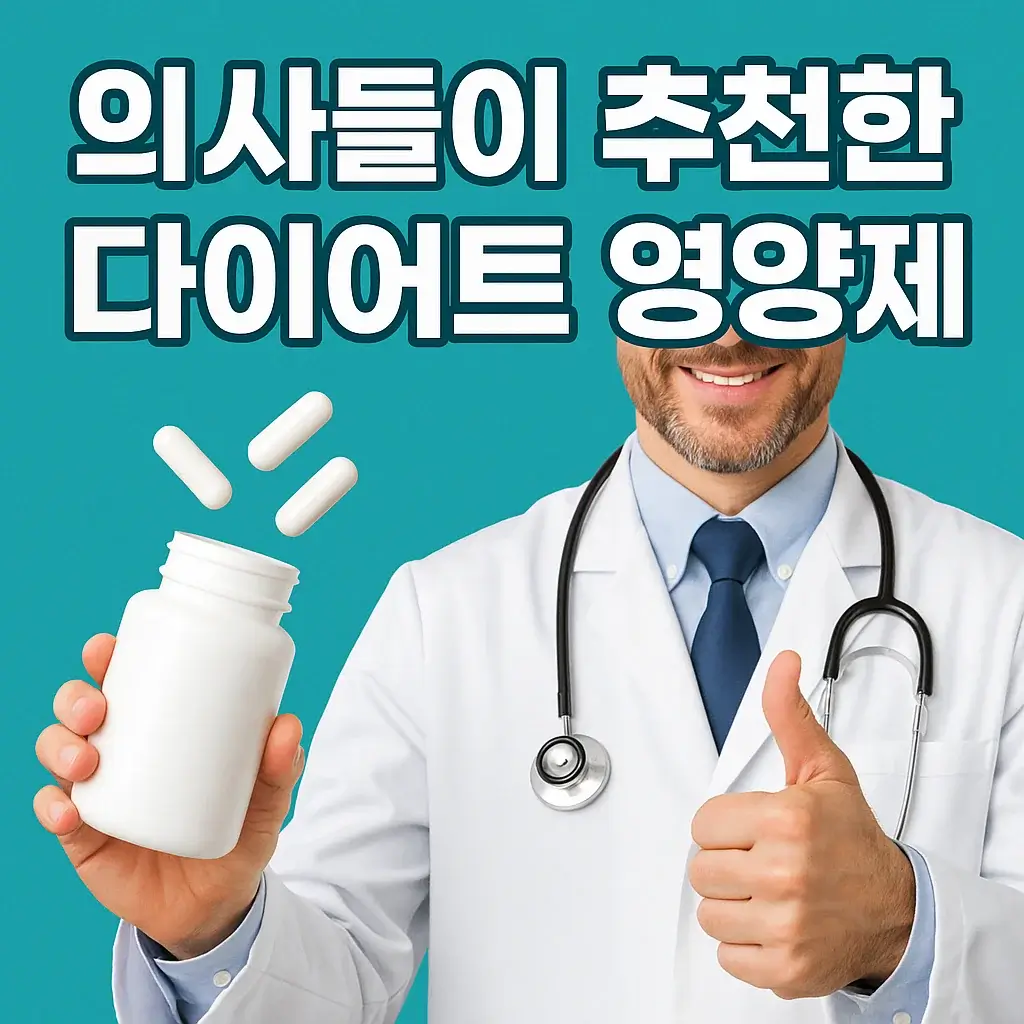 2025년 최신! 의사들이 추천한 다이어트 영양제 랭킹