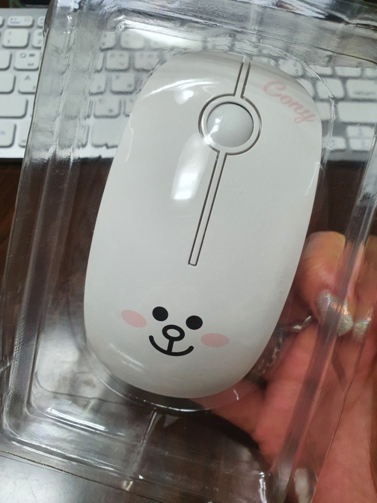 블루투스 마우스 추천♡라인프렌즈 코니 블루투스마우스♡ 12