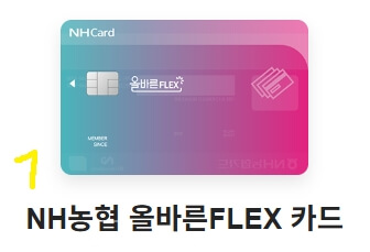 신용카드혜택-추천-NH올바른FLEX카드