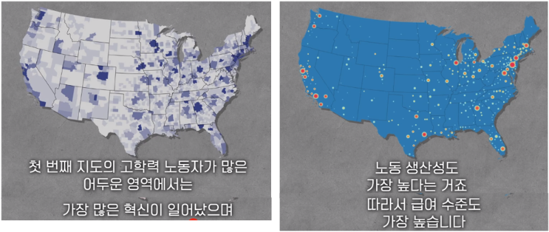 학력과 노동 생산성의 관계