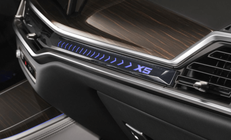 BMW X5 페이스리프트 실내 앰비언트 라이트바