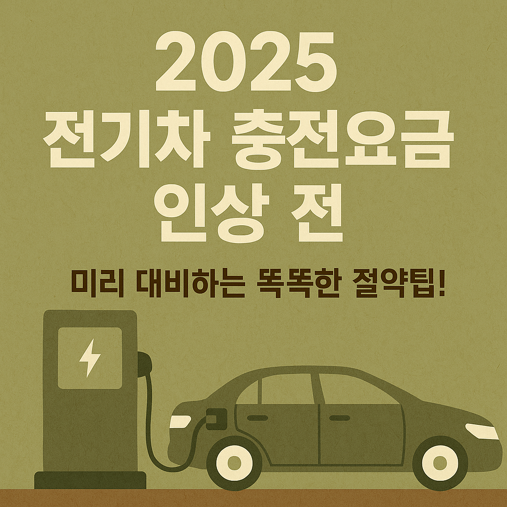 2025 전기차 충전요금 인상전, 미리 대비하는 똑똑한 절약팁!