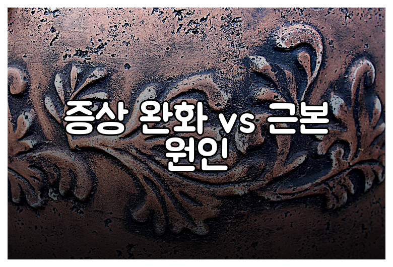 증상 완화 vs 근본 원인