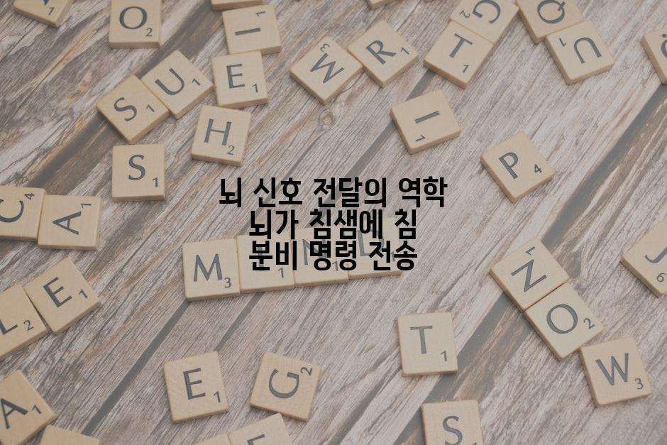 뇌 신호 전달의 역학 뇌가 침샘에 침 분비 명령 전송