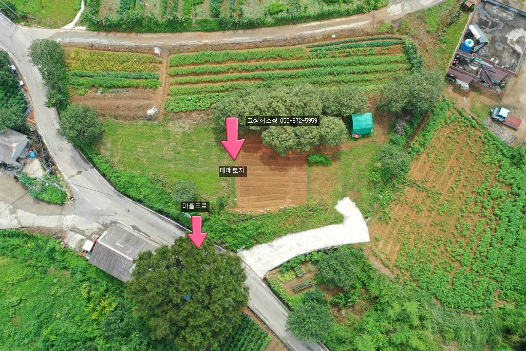  매매완료 경남고성부동산(토지) 도로보다 높은 바다뷰 보이는 283평 땅 매매, 고성 동해면 탁트여 뷰 좋은 곳