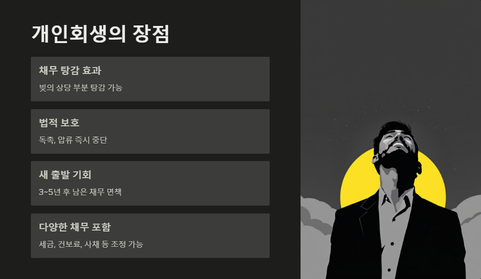 부채통합 vs 개인회생 비교