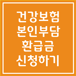  건강보험 환급금 신청 및 조회하는 방법 쉽게 알아봅시다