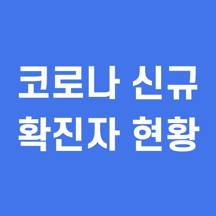  코로나 확진자 현황 및 지원금 신청