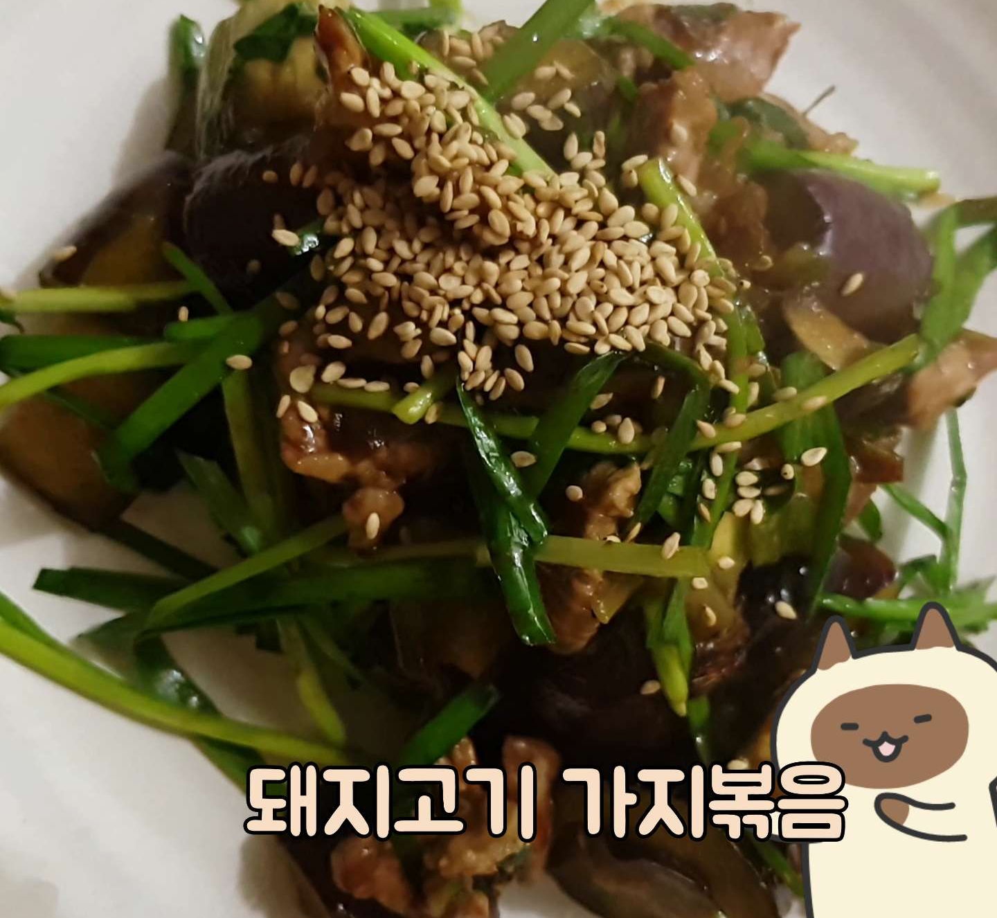 자취생간단요리 돼지고기 가지 볶음 밥 ㅣ 반찬으로 최고