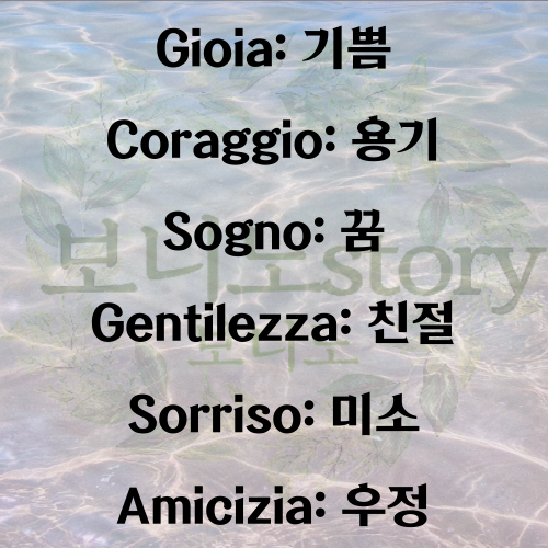 뜻이-좋은-이탈리아-단어-모음-사진