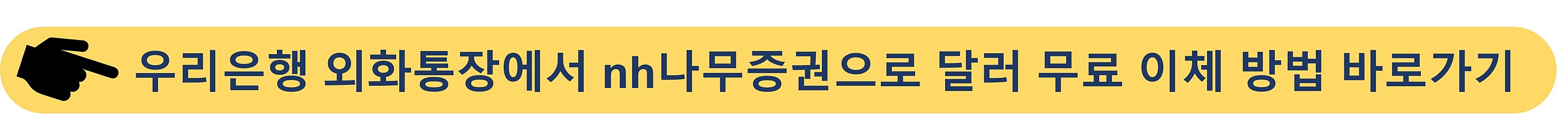 우리은행 외화통장-nh나무증권