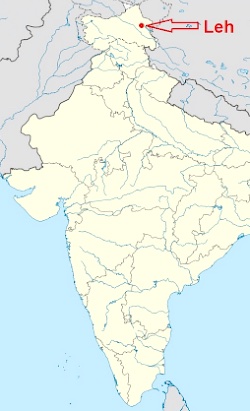 라다크의-레-위치-지도