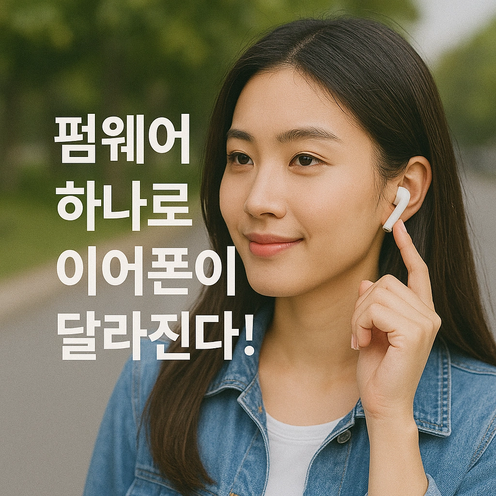 무선이어폰 펌웨어 업데이트 꼭 해야 할까 오류 해결부터 기능 향상까지 한 번에 정리해드릴게요!