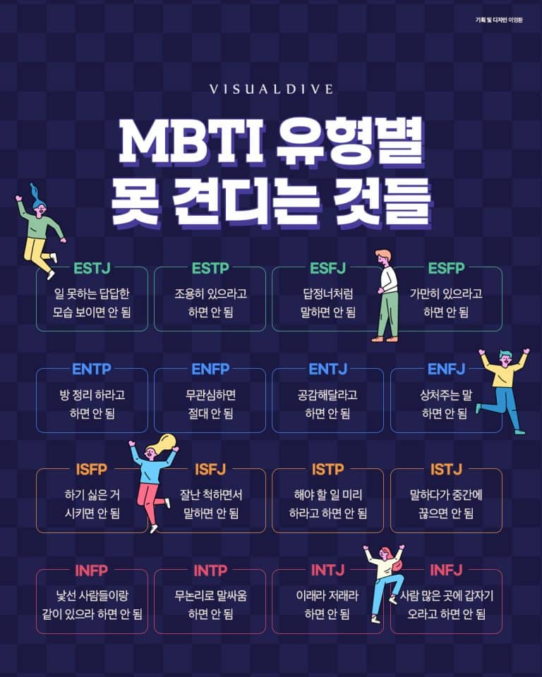 MBTI-못견디는것