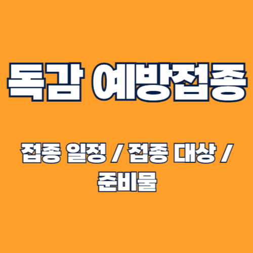 독감 예방접종