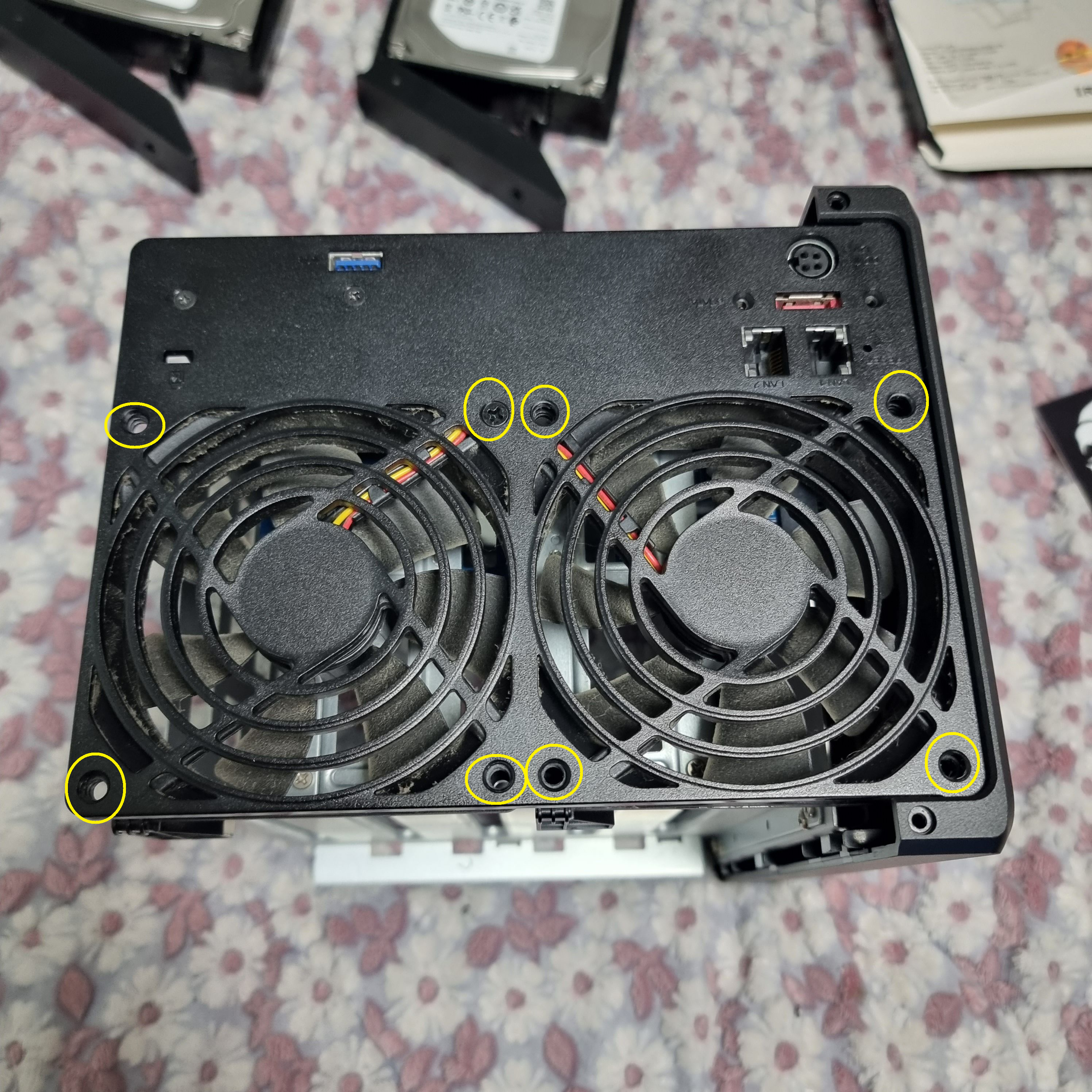  시놀로지 NAS DS920+ 램추가(ram) 실패 + SSD추가 + 쿨러 팬 교체!