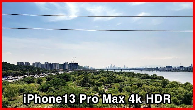  공항철도 AREX 마곡나루→디지털미디어시티 지상구간 여의도 쪽 뷰 | 아이폰13프로맥스 4K HLG HDR