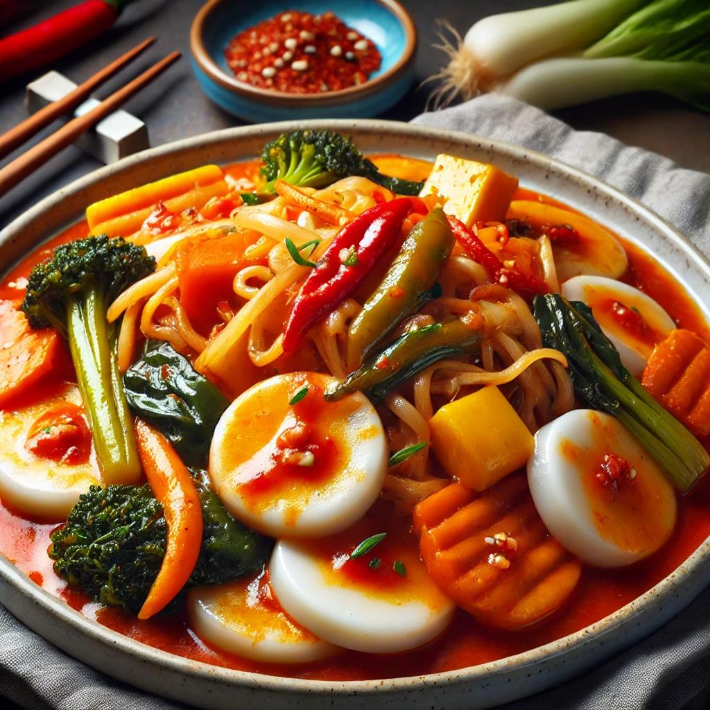 잡채 떡볶이