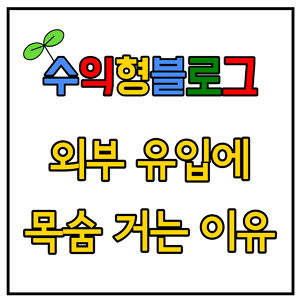  수익형블로그 외부유입에 목숨거는 이유