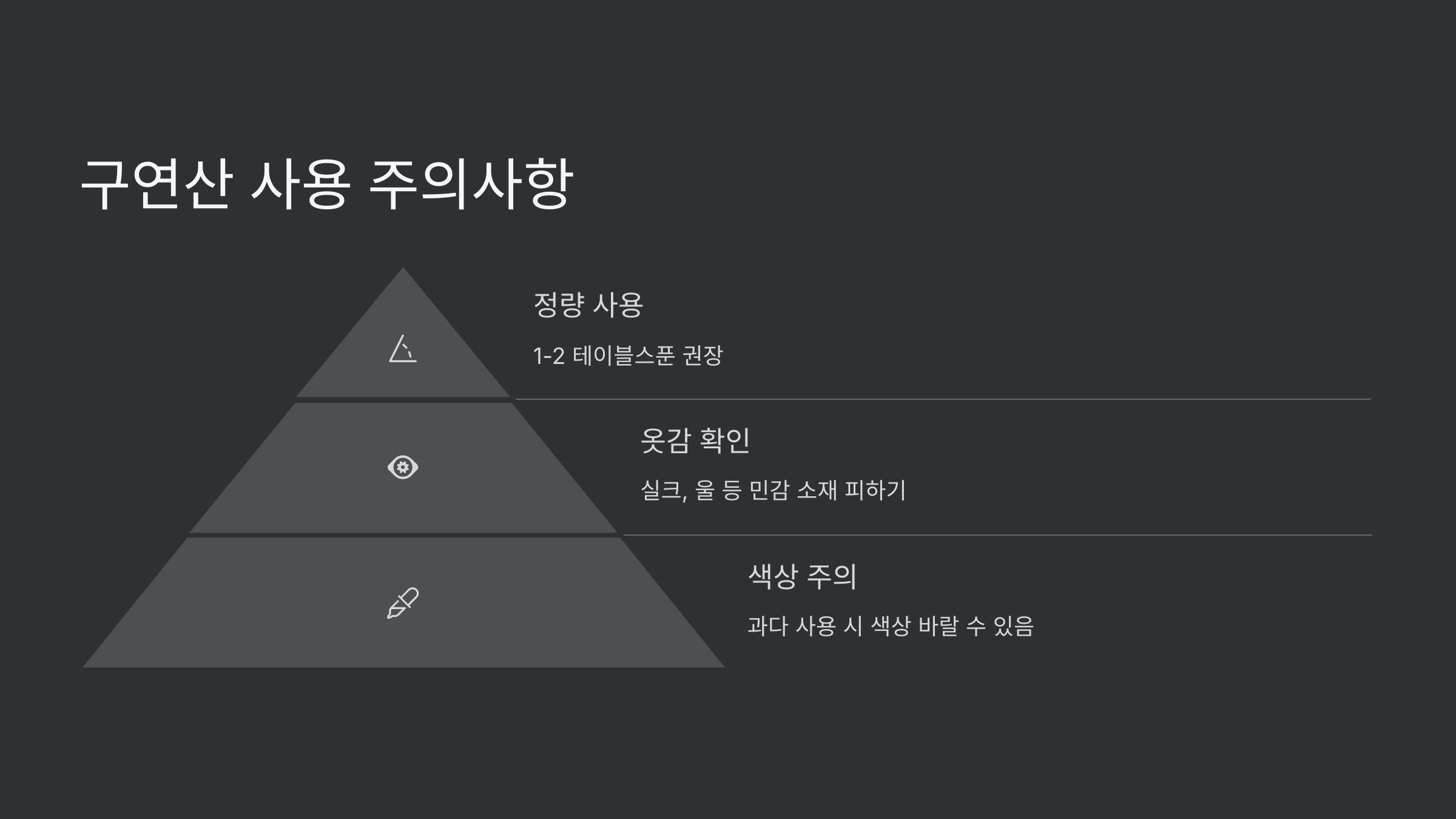 주의사항