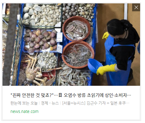  [아침뉴스] "진짜 안전한 것 맞죠?"…日 오염수 방류 초읽기에 상인·소비자 '불안'[르포]