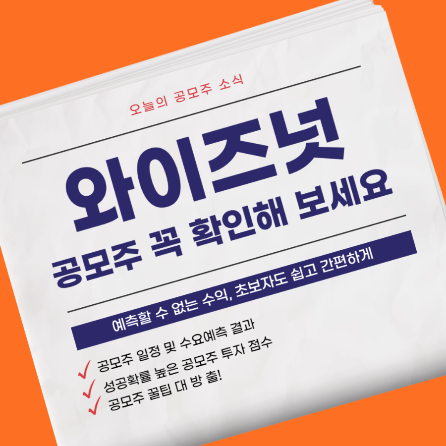 와이즈넛 공모주 소개