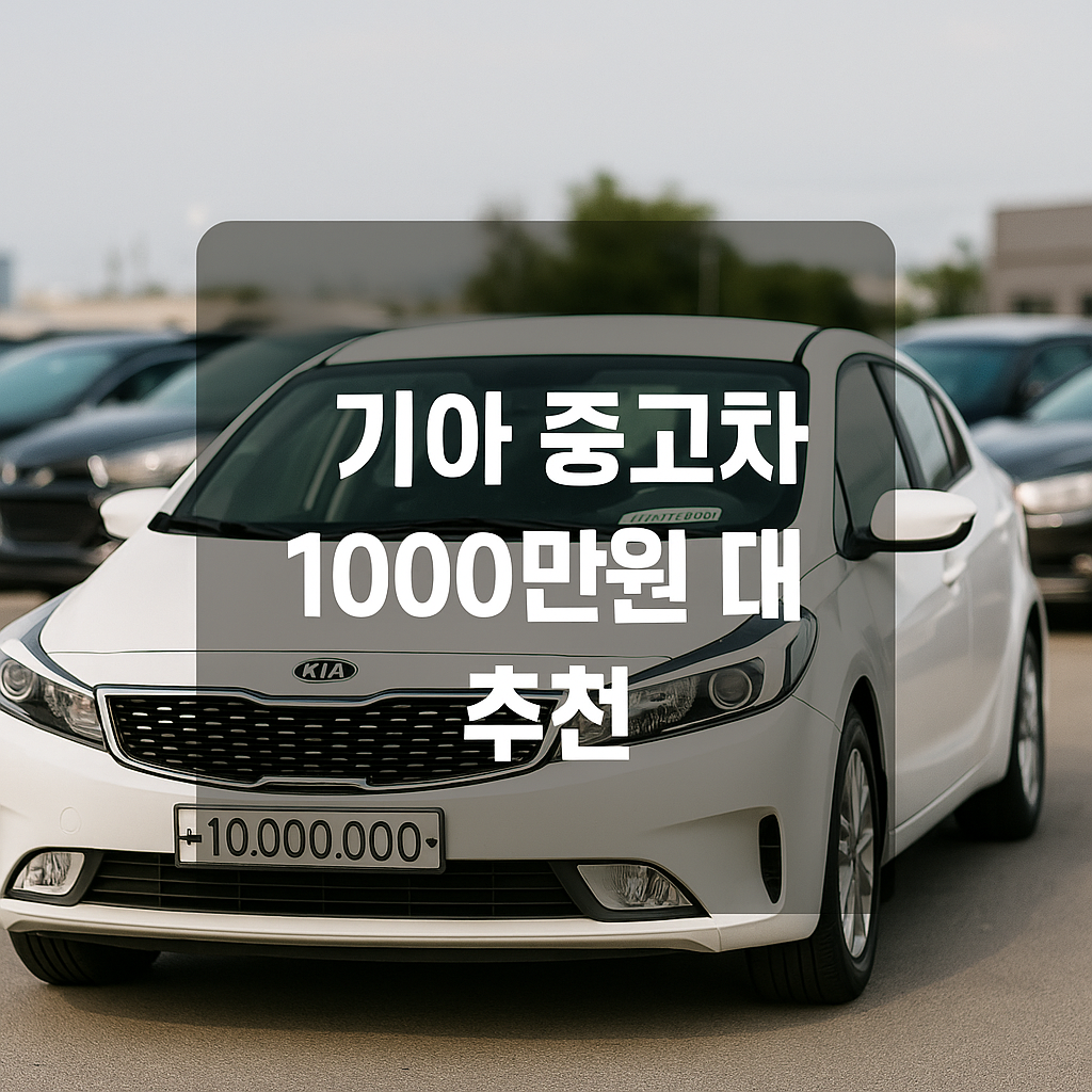기아 중고차 1000만원