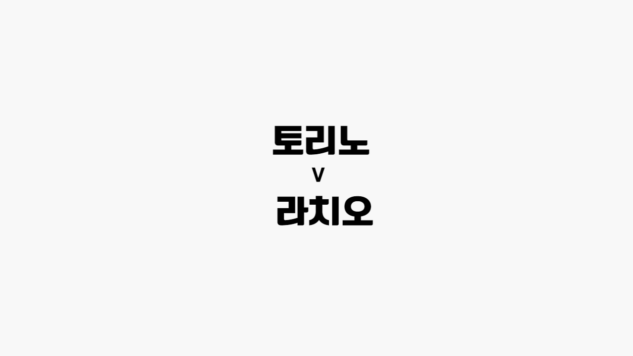  [해외축구] 토리노 vs 라치오