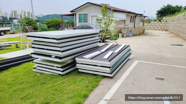 탕정리 전원주택 조립식 창고 건립 "천안 샷시 공사" 천안아산시 3