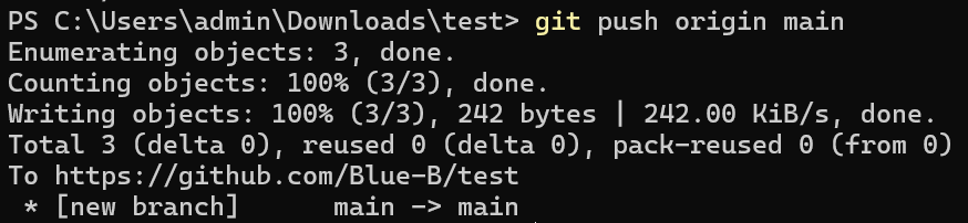 git push origin main이미지