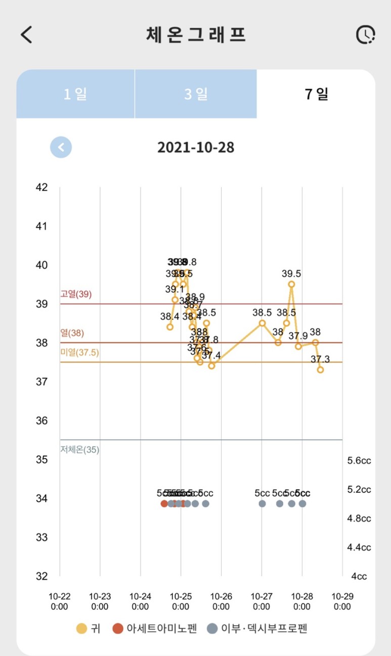 기침에 28개월) 파라바이러스 감염?! :: 고열, 8
